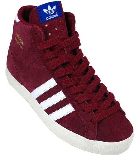 adidas sneakers hoog rood
